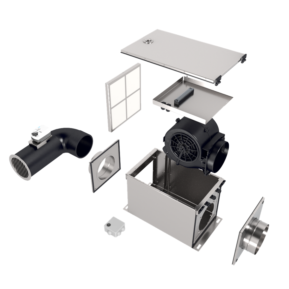 Вытяжная установка Лайфа МВ 4 3200 G4 WF