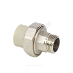 Муфта PP-R комбинированная разъемная серая Дн 50х1 1/2" НР VALFEX 10156040Г