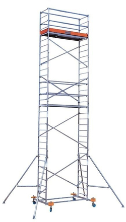 PROTEC Передвижные подмости,раб.высота 11,3 м (910196)