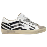 Golden Goose Super Star Cow Leather, Leather Skateboard Shoes Women"s Black White
