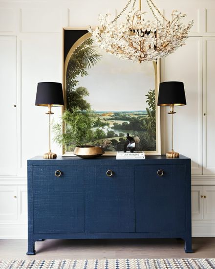 Настольная лампа “Грант” с черным абажуром