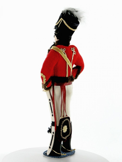 Кукла коллекционная гусар Денис Давыдов, 19 век, Россия