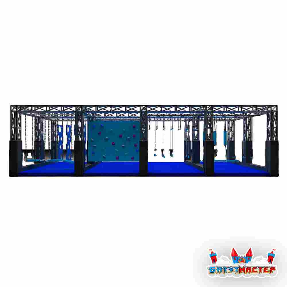 Детский ниндзя-парк «Гравитация Вызова», 12×4×3,5 м