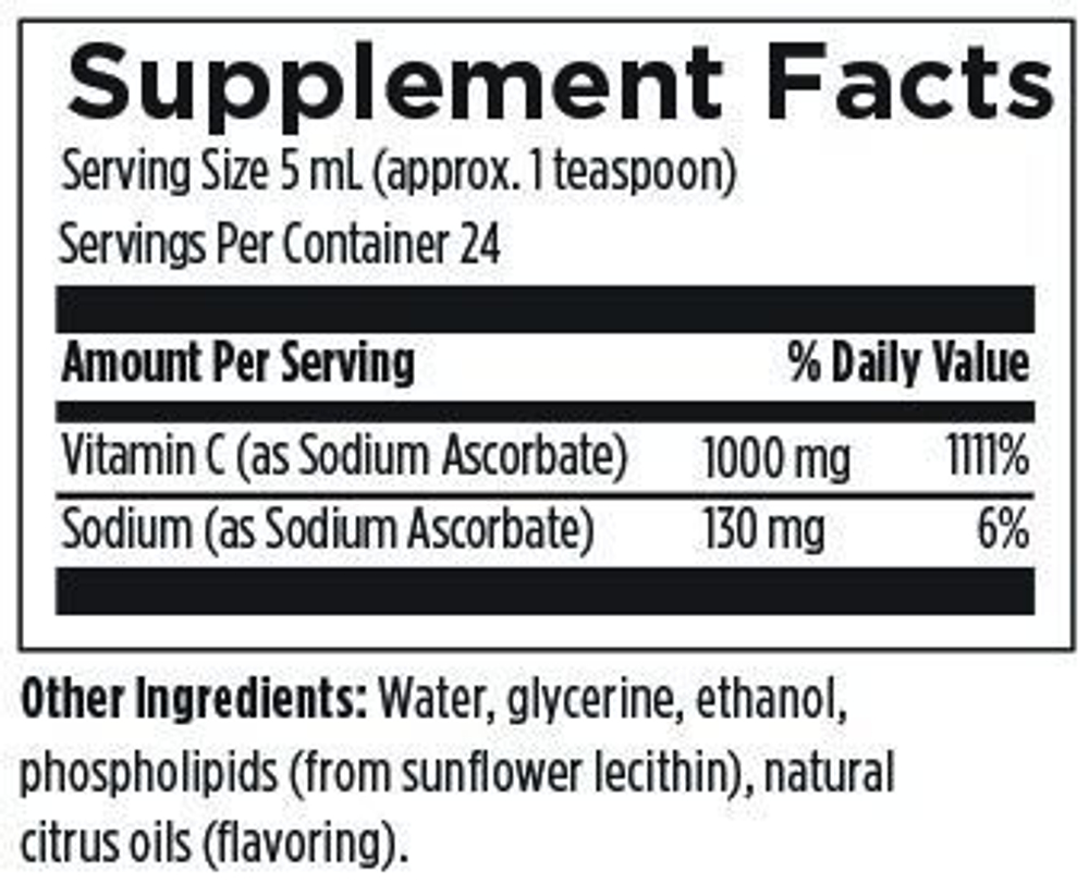 Designs For Health - Liposomal Vitamin C 120 ml
