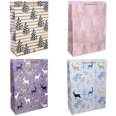 Пакет подарочный «Новогодний стиль» 31*42*12 см