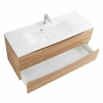 Тумба с раковиной Belbagno MARINO 120 подвесная Rovere Bianco