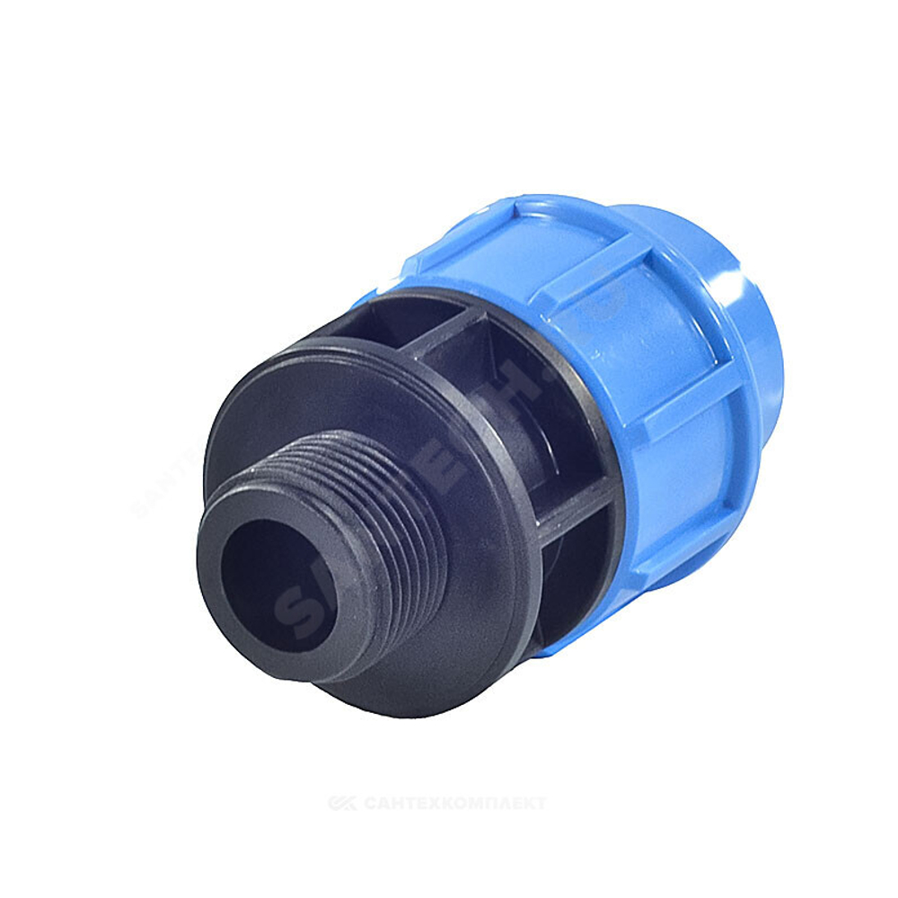 Муфта компрессионная ПЭ Дн 32х1 1/4" НР Ру12,5 Джилекс 9137