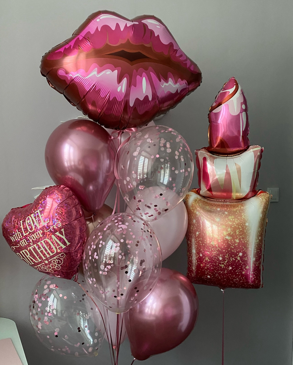 Набор шаров Красный страстный