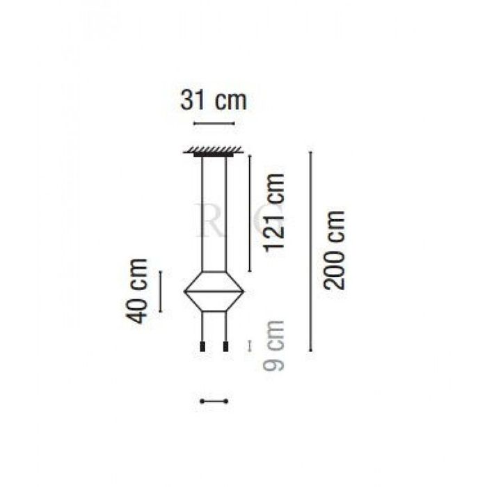 Подвесной светильник Vibia Wireflow 0320