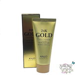 Пенка для умывания с биозолотом ANJО Professional 24K Gold foam cleansing, 100 мл.