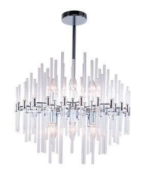 2414R/12 CHR+CL (1) Люстра NW