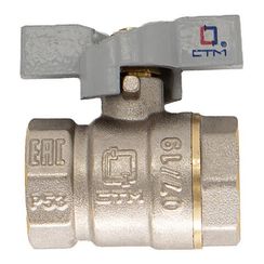 Кран шар. CTM СТАНДАРТ для воды 3/4 г/г бабочка CWFFB034