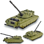 Пластмассовая игрушечная военнная машина "Танк" (25*11*8 см), сетка