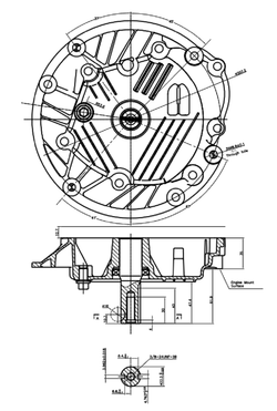 Двигатель Loncin LC1P75F (B type) D22,2