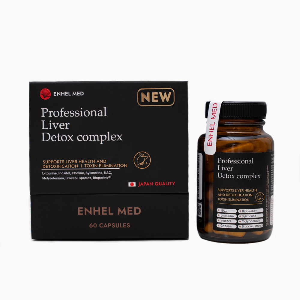 Комплекс Liver Detox Enhel Med для защиты, восстановления и детоксикации печени