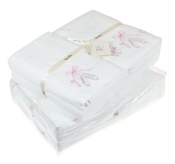 Набор полотенец 3 шт Devilla Жизель белый