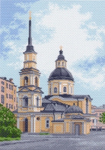 "Церковь"-0835 канва с рисунком