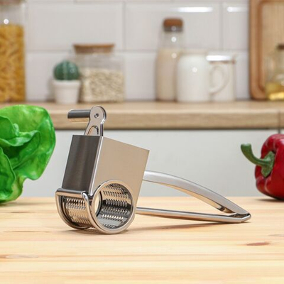 Овощерезка механическая Доляна Steel, нержавеющая сталь (Цвет: не задано)