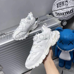 Белые кроссовки Balenciaga Track Trainers Recycled Sole