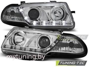 Передние фары Opel Astra F daylight chrome