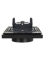 Розетка 2-м СП FORTE&PIANO FP123 16А с заземл. защ. шторки безвинт. крепл. черн. IEK FP-R24-16-1-K02