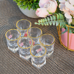 Набор стопок 6шт 15мл "Золотой край", 306/00