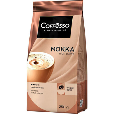 Кофе зерновой Coffesso Mokka 250 г