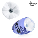 Белый нереалистичный мастурбатор 15см в форме бутона цветка Bior Toys Sexy Friend Flower Datura SF-70281