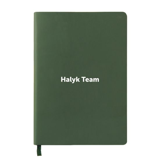 Блокнот Halyk Team NIKA soft touch
