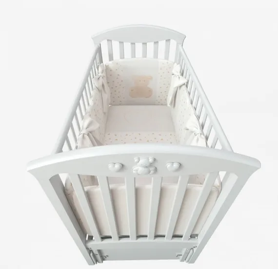 Набор в кровать для новорожденных Lollycottons Marsel, Кремовый