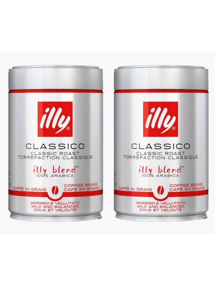 Кофе в зернах ILLY средней обжарки 250 г, 2 шт