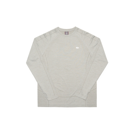 Лонгслив Nothomme Blue Seamless Knit Mesh Running Long Sleeve "Light Gray"