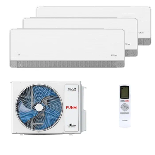 Мульти сплит-система Funai на 3 комнаты (25+25+25) KAGAMI SHIRO ORIGAMI KODO