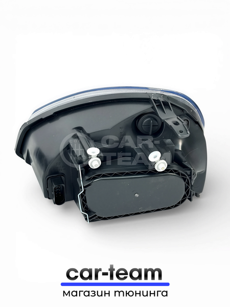 Фары на Лада Приора 2 (21704, 21724) передние с Bi LED модулями 2.5 дюйма, черная маска (под ключ)