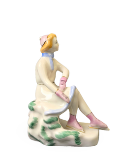 Фарфоровая Статуэтка "Фигуристка" (Полонне ЗХК) СССР