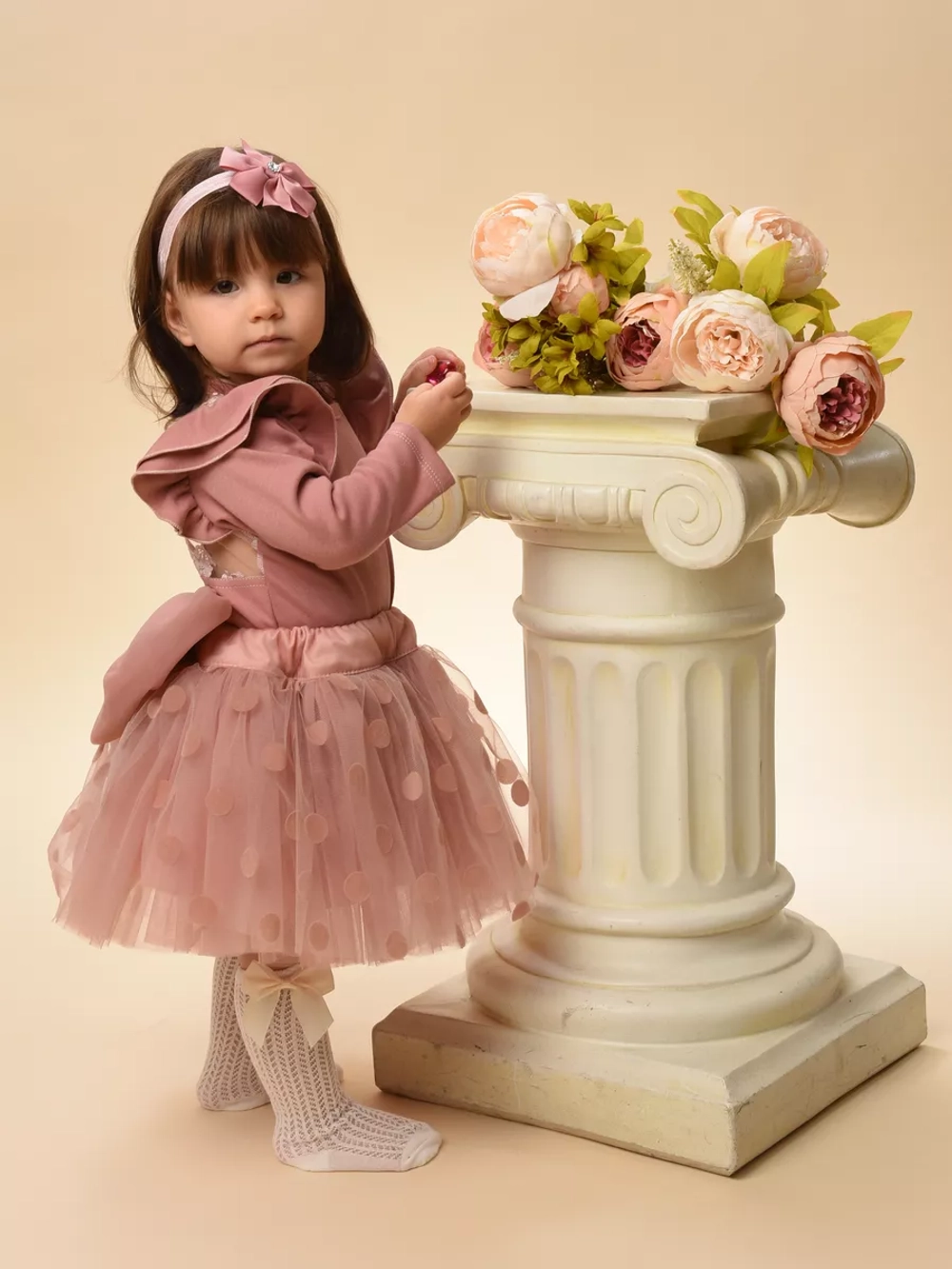 Юбка-пачка в горох