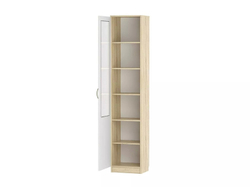 НМ 040.43 РС Витрина ЛВ Оливия Дуб Сонома/белое дерево