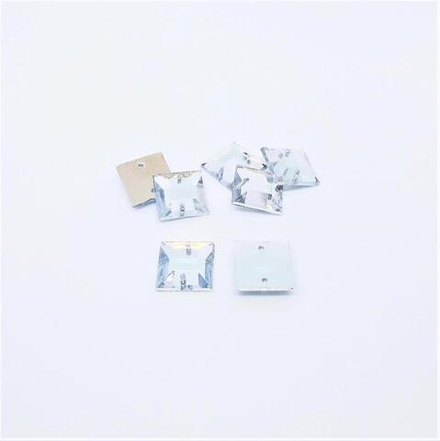 Декоративный элемент №66 "Блестящий квадрат" 7-10 мм