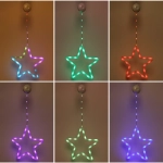 Фигура светодиодная «Звезда» 28х28 см (батарейки 3 ААА), 12 реж, Мультицвет