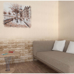 Панель ПВХ фотопечать 3D матовые Бульвар 2700х250 мм