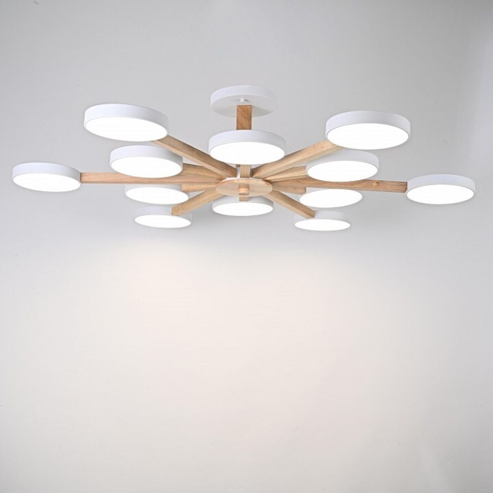 Люстра на штанге Imperiumloft TURNA White TURNA-B01