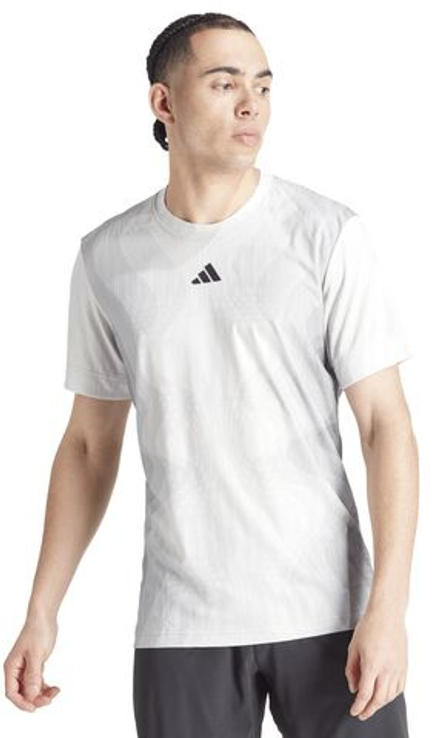 Мужская теннисная футболка Adidas Tennis Airchill Pro Freelift Tee - grey one