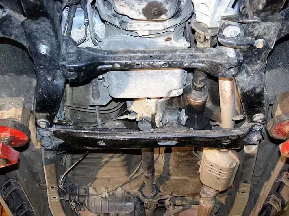 Защита картера и КПП Sheriff для Toyota Cami (J100) 1999-2005 арт.24.0761