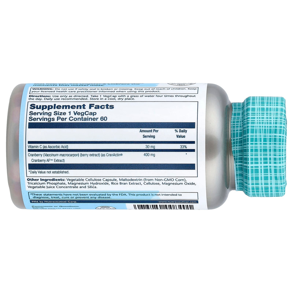 Solaray, CranActin®, 60 растительных капсул