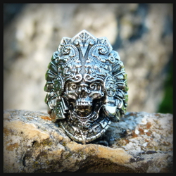 Кольцо "Жрец" мельхиор , чернение