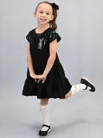 Платье нарядное для девочки с пайетками