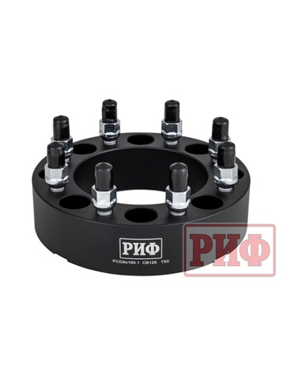 Проставки колёсные РИФ 8x165,1, ЦО 126 мм, толщина 50 мм (2 шт.)