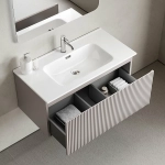 Тумба с раковиной Sancos Snob R 1.0 SNR1.090SM/CN7002 Doha Soft