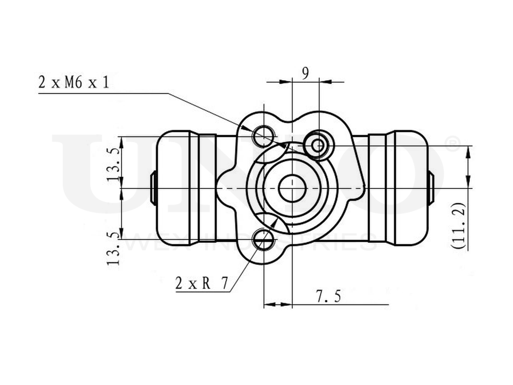 Цилиндр тормозной колесный UNIO BRC-20531