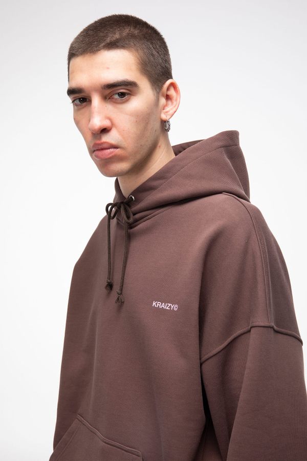 Худи Logo Heart шоколадный - фото 6